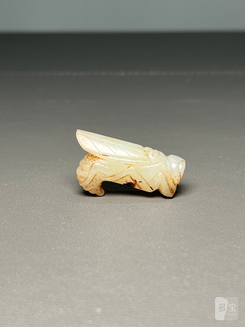 清  白玉“飞黄腾达”把件 - 图6